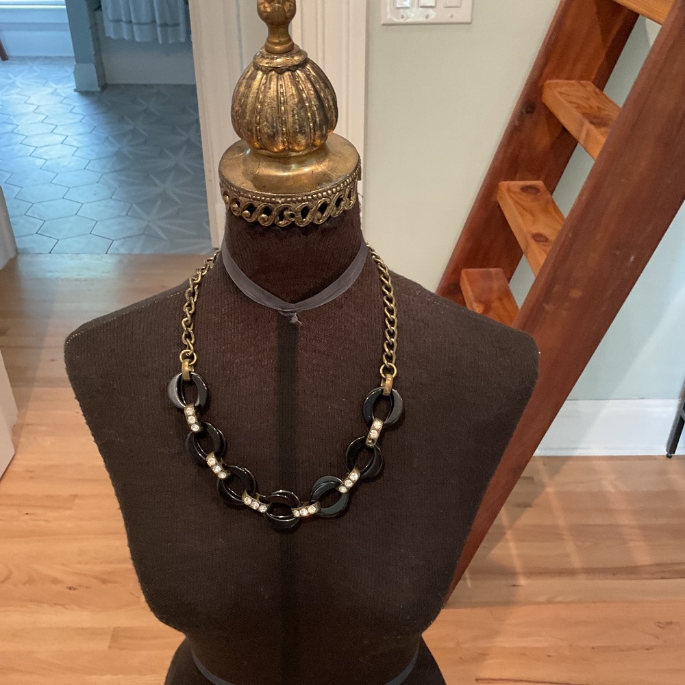 J Crew Factory Black Necklace